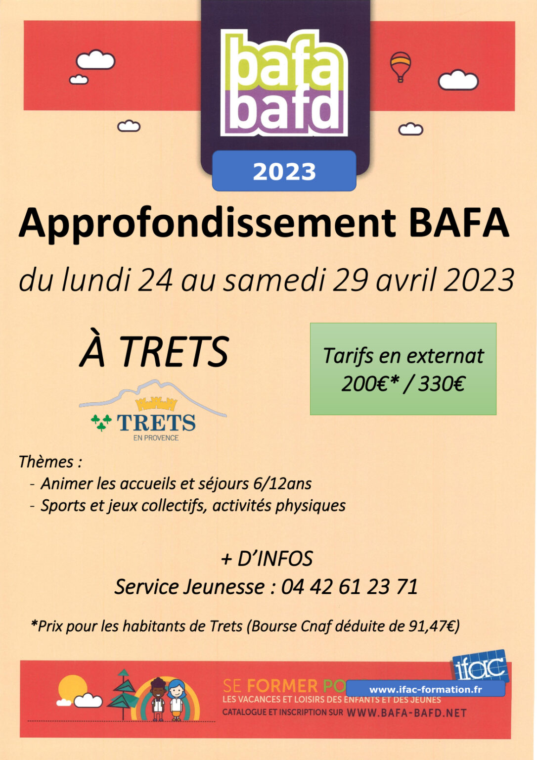 BAFA - Stage D'approfondissement - Trets